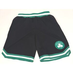 NBA Ultra Game Boston Celtics Basketball Shorts Mens Small Black Green Mesh